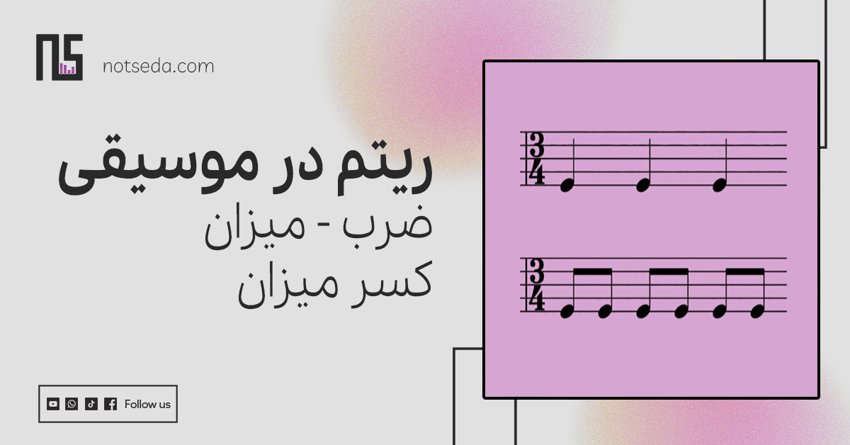 ریتم در موسیقی : ضرب ، میزان ، کسر میزان