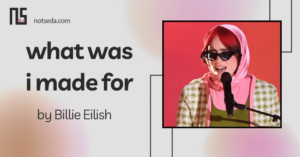 دانلود نت what was i made for