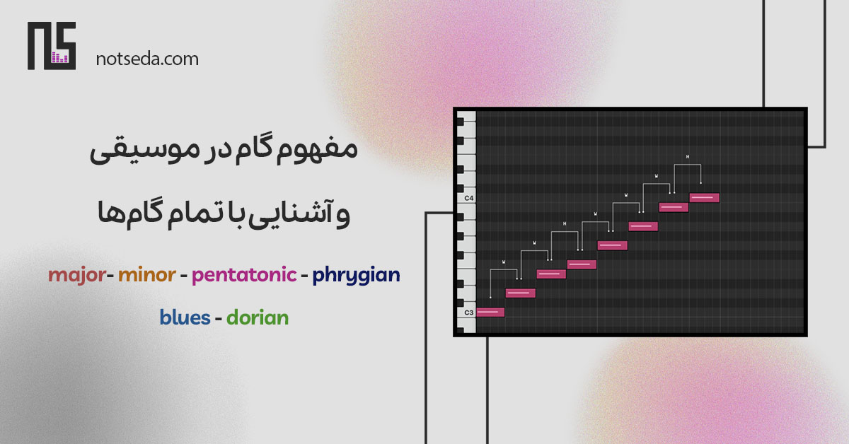 مفهوم گام در موسیقی و آهنگسازی و آشنایی با تمام گام های موسیقی