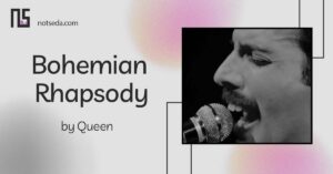 نت آهنگ کوئین Bohemian Rhapsody